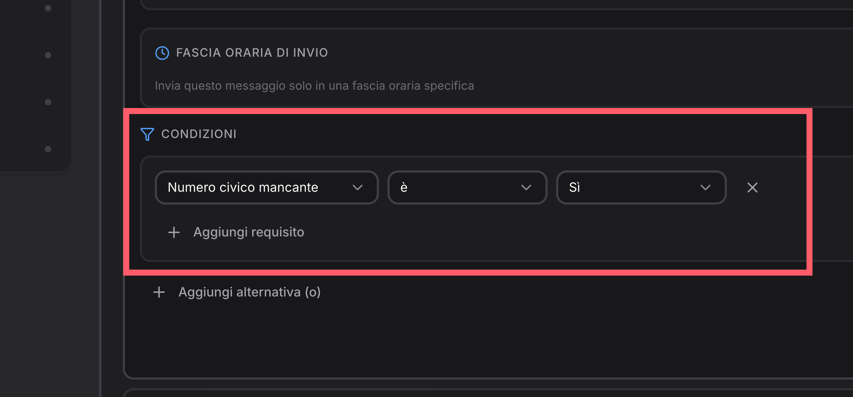 Guarda y revisa la lista de reglas