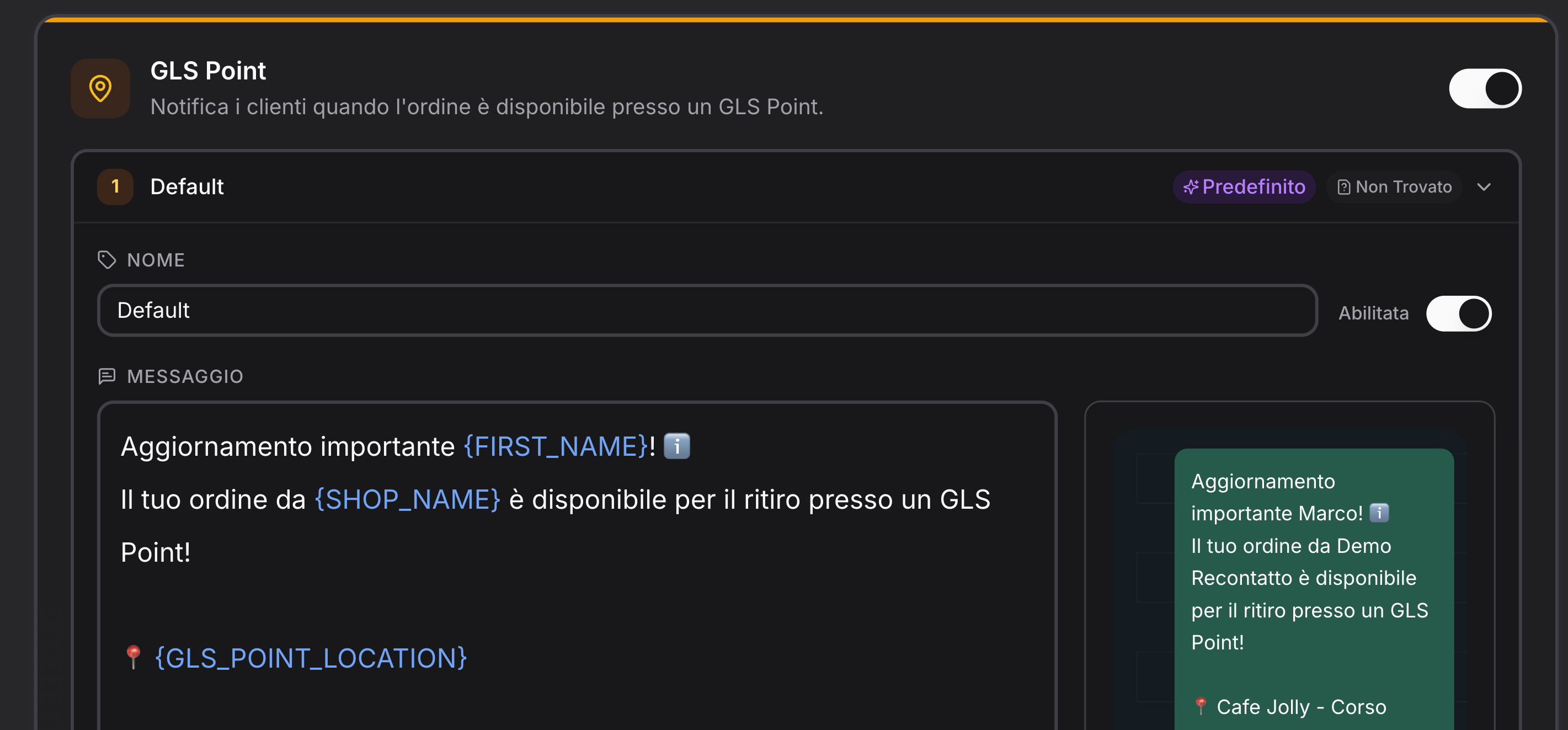 GLS Point